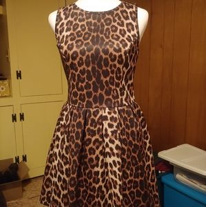 Top shop leopard print dress